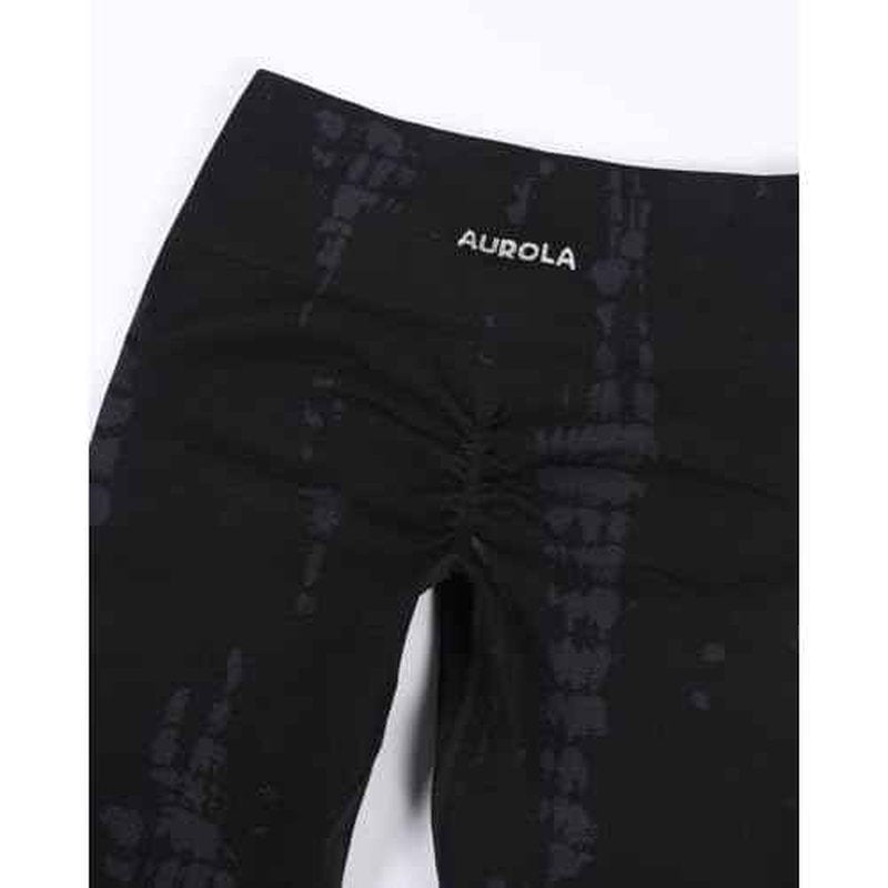 AUROLA Serpent Snake Seamless Scrunch Workout Leggings for Women,Girls Squat Proof Ribbed Thick Active Gym Pants