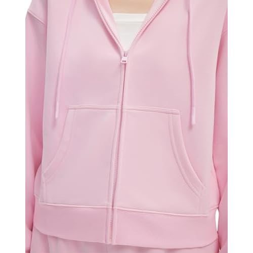 SUUKSESS Womens 2 Piece Sweatsuits Outfits Zip Up Hoodie Tracksuit Straight Wide Leg Sweatpant Lounge Matching Sets