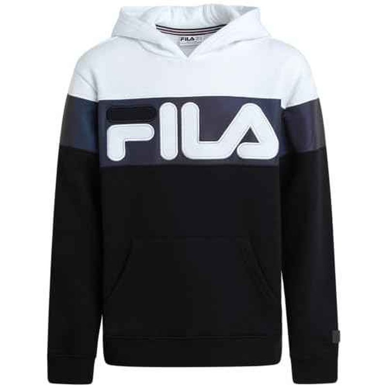 Fila Boys Hoodie - Athletic Performance Fleece Pullover Sweatshirt - Cozy and Warm Graphic Hoodies for Boys (Size: 8-20)