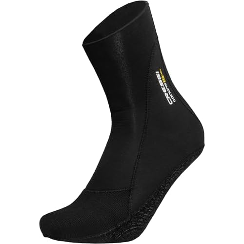 Cressi Neoprene Diving Socks- For Warmth and Protection While Scuba Diving or Freediving - Canarie LT - Designed in Italy