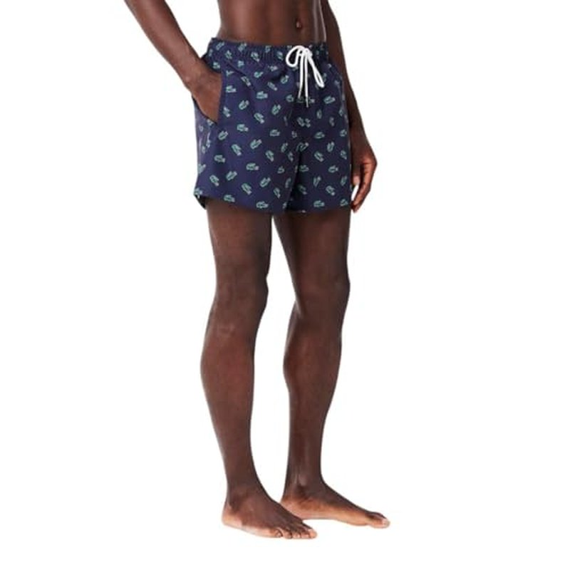 Lacoste Men's Standard Allover Croc Swim Short
