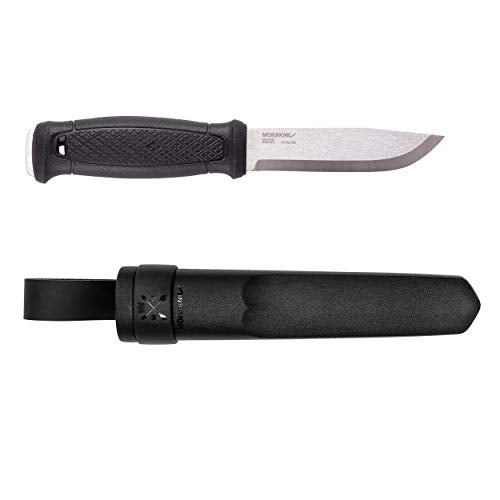 Morakniv Garberg Sandvik Stainless Steel Full-Tang Fixed-Blade Survival Knife With Sheath, 4.3 Inch