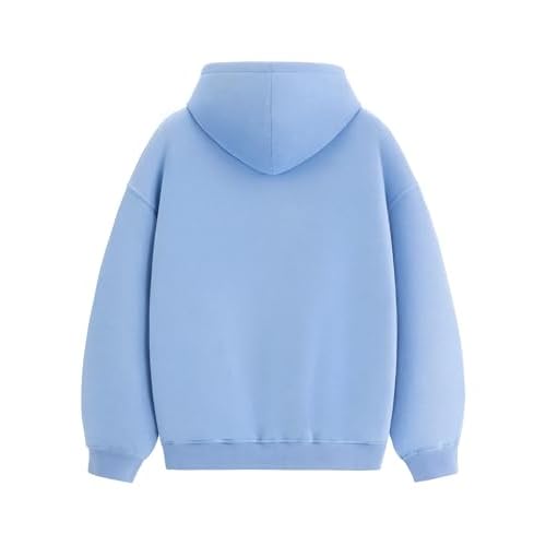 Aelfric Eden Fleece Lined Hoodies For Men Women Oversized Hoodie Casual Hooded Sweatshirts Warm Solid Basic Pullover Tops