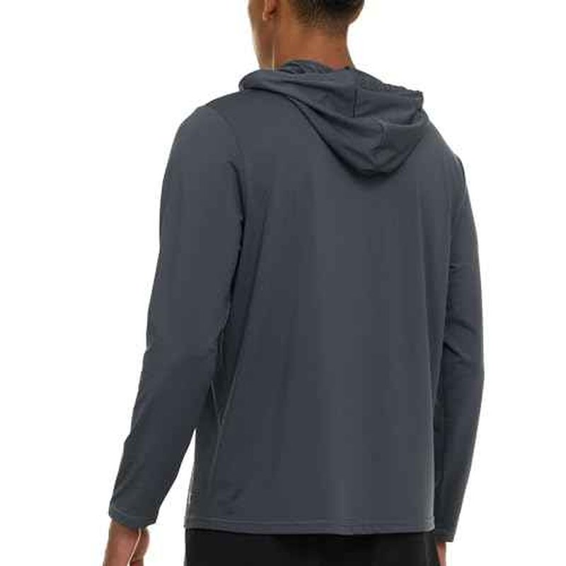 Champion Mens Sun Hoodie Long Sleeve, UPF 50 Sun Shirts for Men, Lightweight UV Protection Rash Guard, Fishing Swim Shirt