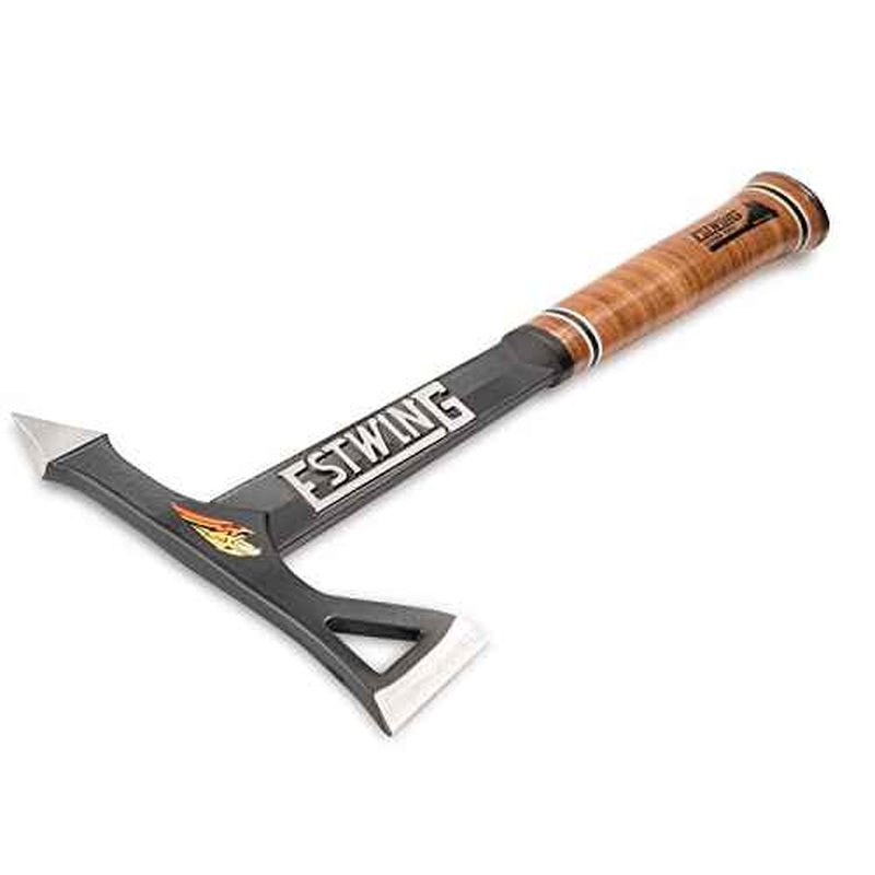 ESTWING Tomahawk Axe - 16.25" Lightweight Hatchet with Forged Steel Construction & Genuine Leather Grip - ETA