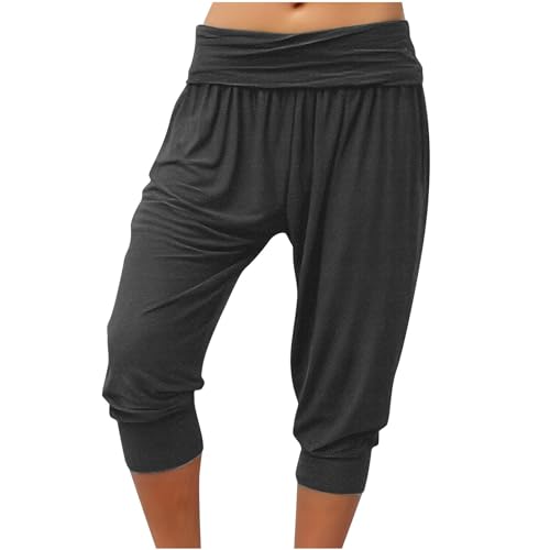 My Orders Placed Recently by Me Capri Pants for Women, Casual Sweatpants Beam Foot High Elastic Waist Yoga Cropped Pants 2024 Lounge Trousers