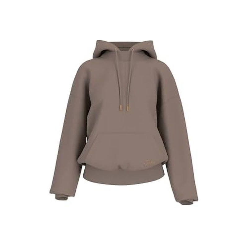 GUESS womens Hooded Scuba Sweatshirt