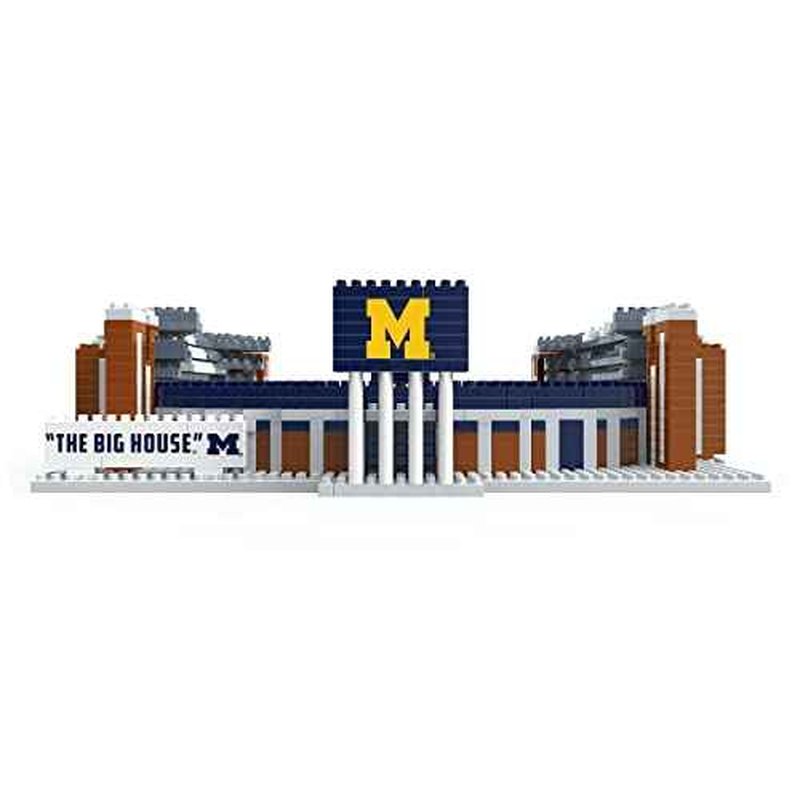 FOCO NCAA Unisex-Adult NCAA College 3D BRXLZ Puzzle Team Football Stadium