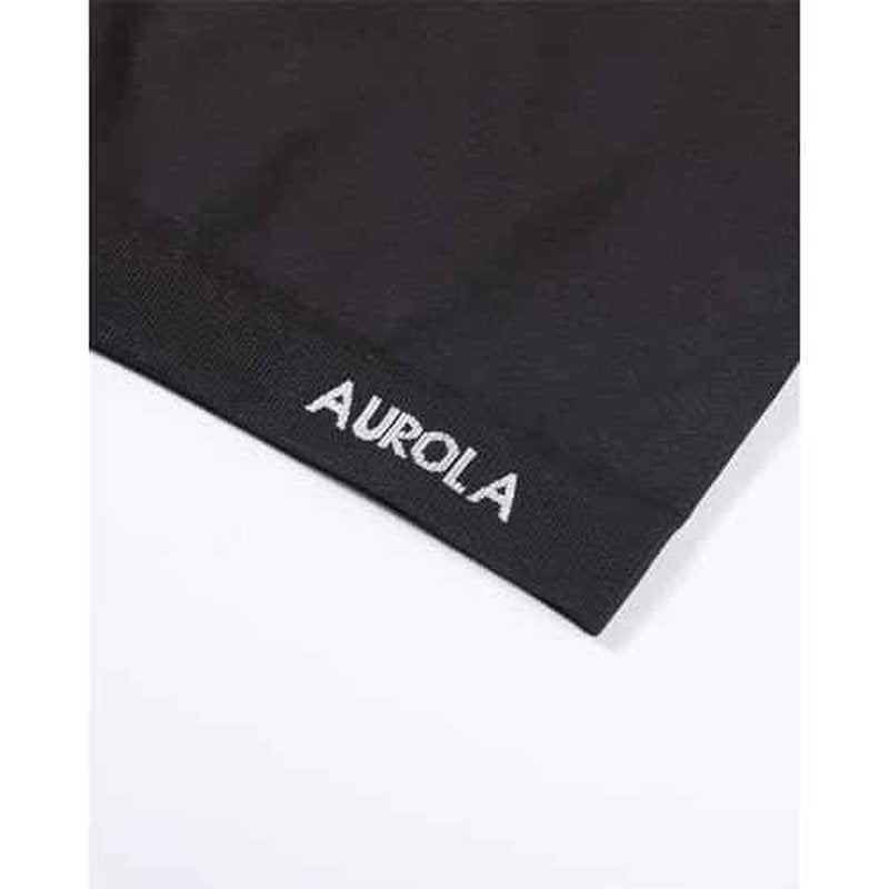 AUROLA Essentials Seamless Short Sleeve Crop Top for Women Workout Active Comfort Athletic Shirts Tee