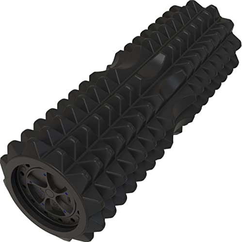 Nordic Lifting Vibrating Foam Roller w/ 5 Intensity Vibration, High Density EVA Foam for Deep Tissue Massage & Muscle Recovery - Ideal for Back Pain, Plantar Fasciitis Relief, Physical Therapy - Black