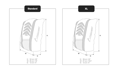 Salzmann 3M Reflective Backpack Cover | High Visibility, Waterproof & Weatherproof | Ideal for Cycling, Running & Hiking