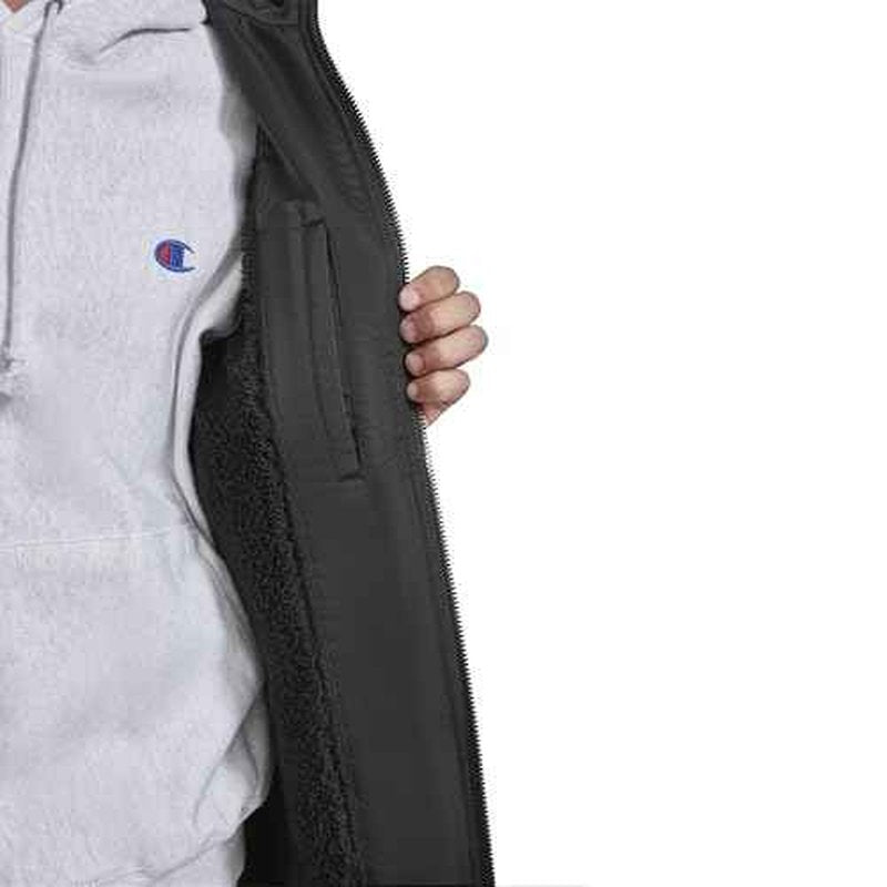 Champion mens Sherpa Lined Mid-length Sideline Jacket With Hood