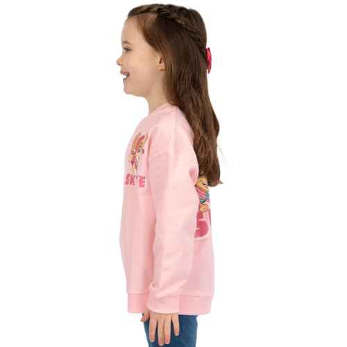 Paw Patrol Sweatshirt | Girls' Sweaters | Skye Sweatshirt For Girls | Glittery Kids Jumper