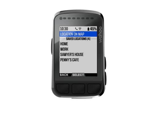 Wahoo ELEMNT Bolt V2 GPS Cycling/Bike Computer, Black