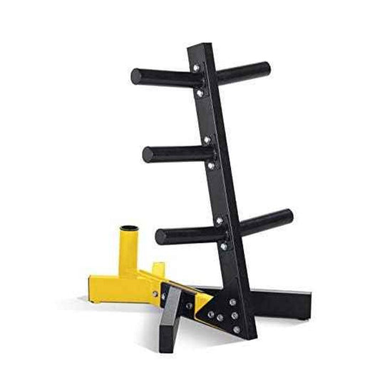 CAP Barbell Olympic Plate Tree Storage Rack, Multiple Colors