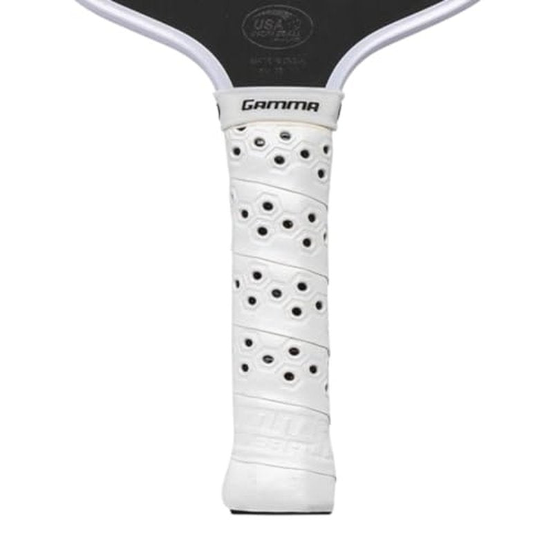 GAMMA RCF Obsidian Pickleball Paddle, Raw Carbon Fiber, 10mm, 13mm, and 16mm Options, Comfortable Molded Foam Handle, Sleak Design, Customizable Handle Weight System
