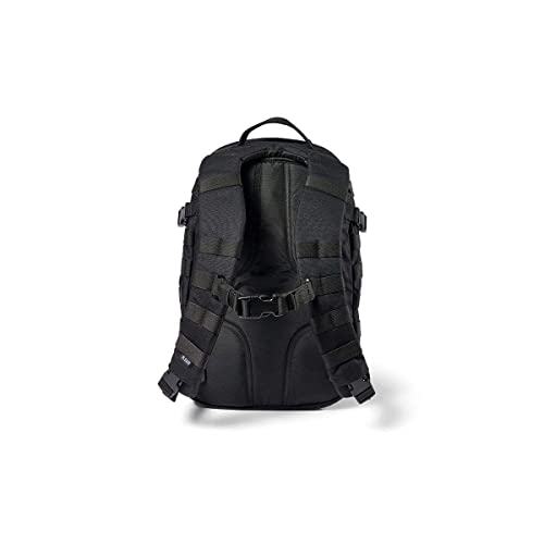 5.11 Tactical Backpack – Rush 12 2.0 – Military Molle Pack, CCW and Laptop Compartment, 24 Liter, Small, Style 56561, Black