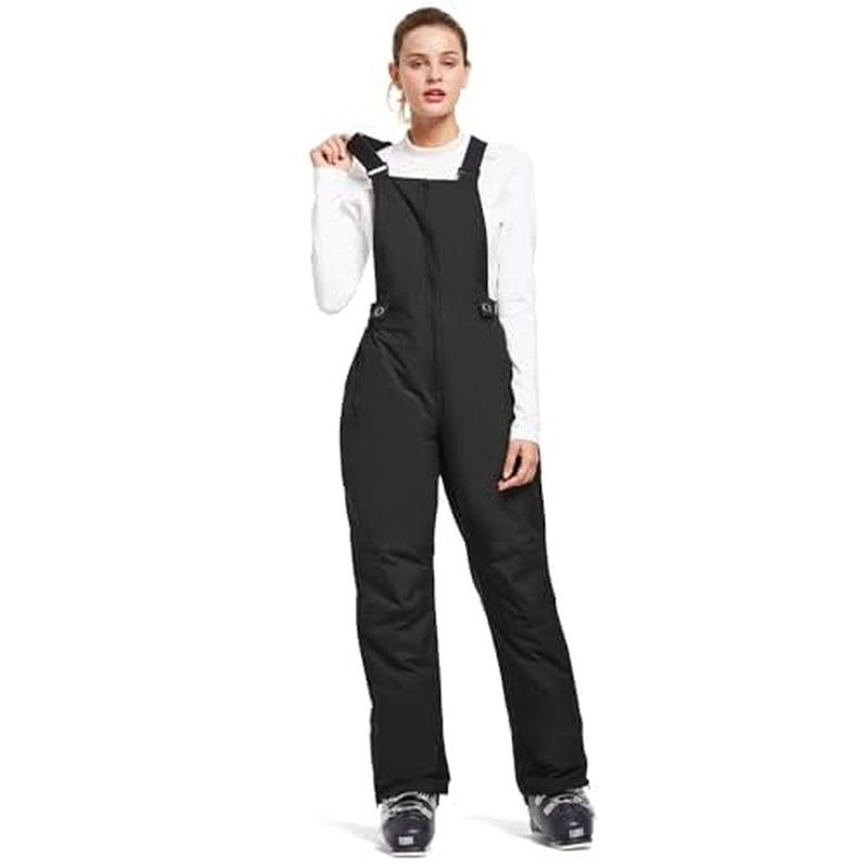 baleaf Women's Insulated Waterproof Ski Bib Overalls Snow Windproof Snowboarding Pant