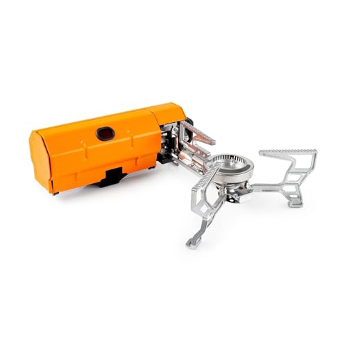 GSI Outdoors Selkirk 270 Butane Stove ? Lightweight, Compact Camping Stove with High-Output Burner, Wind Guard, and Piezo Ignition for Outdoor Cooking
