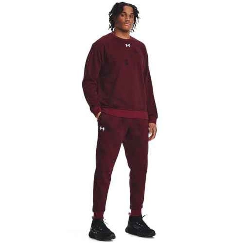 Under Armour mens Rival Fleece Printed Crew