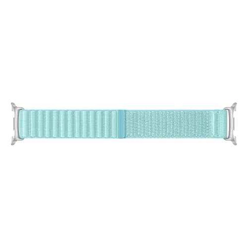 Galaxy Watch 8 Series Fabric Band, Nylon, Dynamic Lug System, Comfort Fit, Contoured Fit, Lightweight, Compatible with Galaxy Watch 8 and Watch 8 Classic, S/M Mint