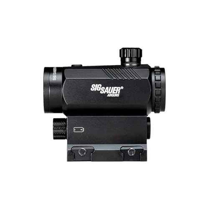 SIG SAUER Air R5 Mini 1x20mm 3 MOA Reticle Red Dot Sight, Electronic Compact Durable Adjustable Hunting Shooting Airsoft Gun Aiming Sight, 1 Battery Included