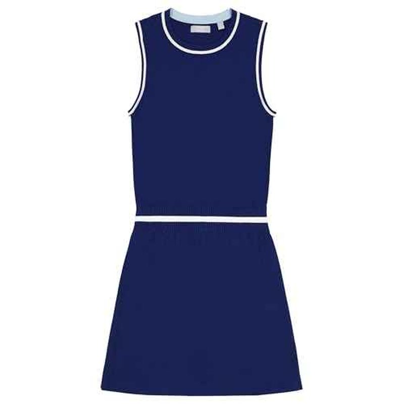 IZOD Womens Athletic Sweater Dress Sleeveless