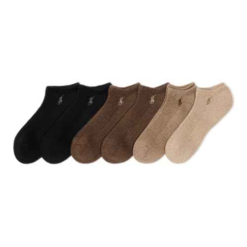 POLO RALPH LAUREN Men's Athletic Performance Low Cut Cotton Socks (6-Pair)