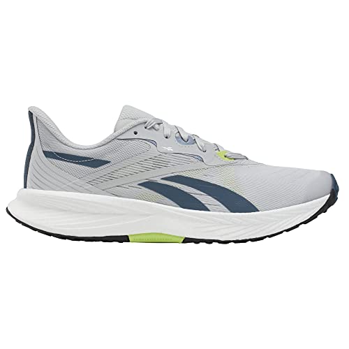 Reebok Men's Floatride Energy 5 Sneaker, Steely Fog/Hoops Blue/Laser Lime, 10