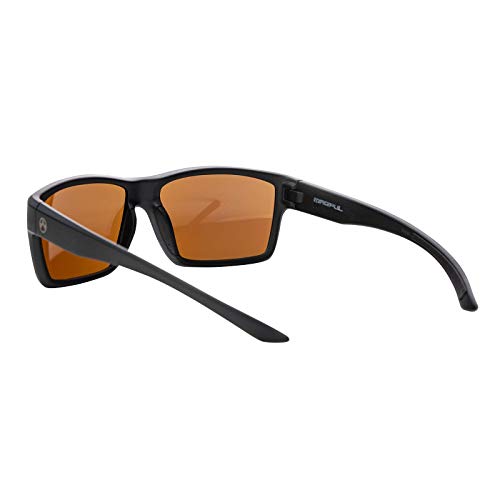 Magpul Rectangular Explorer Eyewear, Polarized, Matte Black Frame, One Size