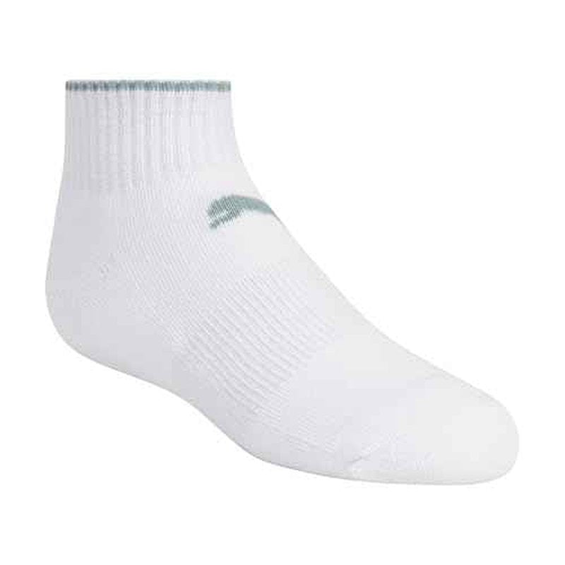 PUMA Girls' Quarter Crew Cushioned Arch Support Socks (8-Pack)