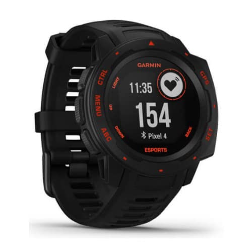 Garmin 010-02064-73 Instinct Esports Edition, GPS Gaming Smartwatch with Esports Activity Profile, Broadcast Your Stress Level and Heart Rate to Game Streams via Str3AMUP!