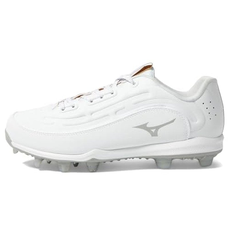 Mizuno Men's Ambition 3 Low TPU Baseball Cleats, White, 12