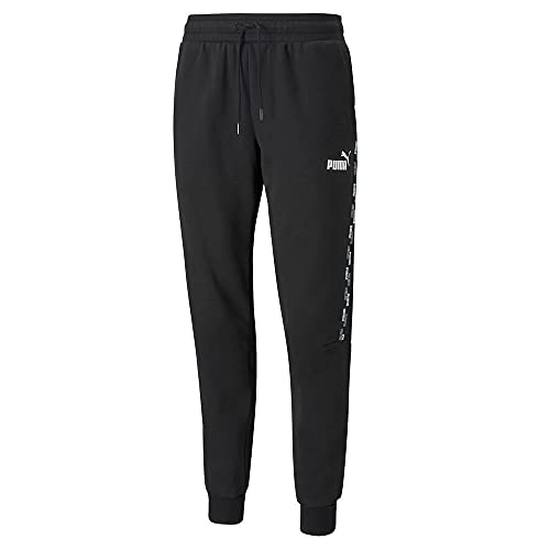 PUMA Men's Power Tape Fleece Joggers L Black
