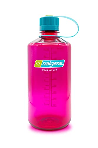 Nalgene Sustain Tritan BPA-Free Water Bottle Made with Material Derived from 50% Plastic Waste, 32 OZ, Narrow Mouth, Eggplant