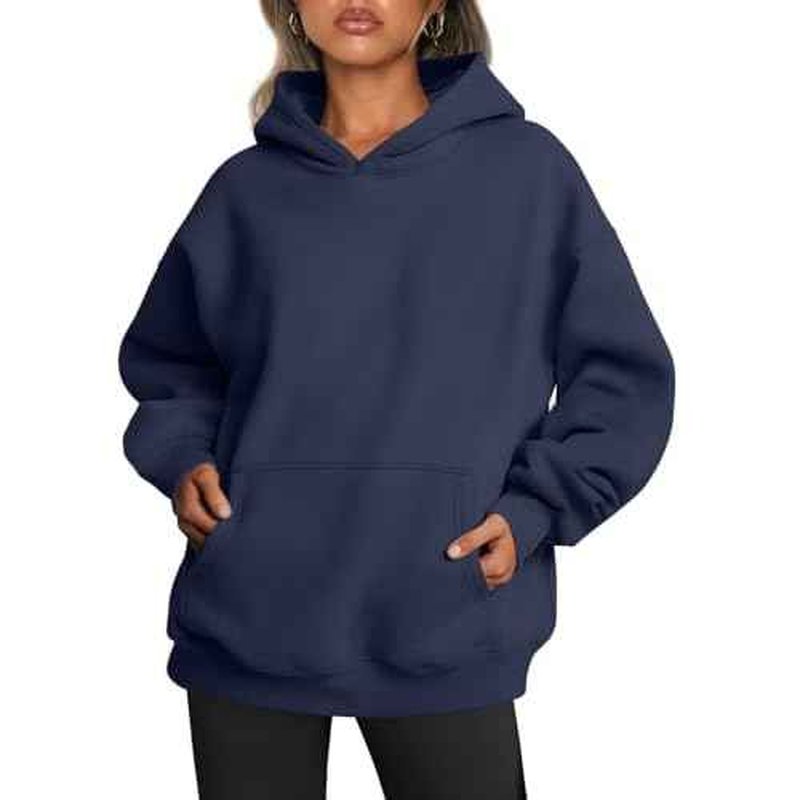 Trendy Queen Womens Oversized Hoodies Fleece Sweatshirts Fall Fashion Pullover Sweaters Winter Clothes