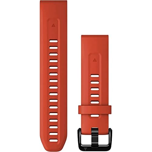 Garmin QuickFit 20 Flame Red Silicone Band
