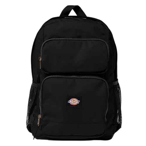 Dickies Double Pocket Backpack, BLACK, AL