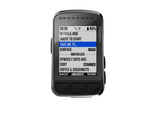 Wahoo ELEMNT Bolt V2 GPS Cycling/Bike Computer, Black