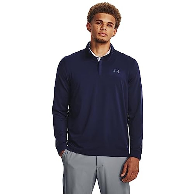 Under Armour Mens Playoff 1/4 Zip Long-Sleeve T-Shirt