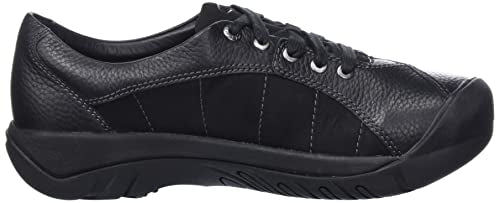 KEEN Women's Presidio Casual Comfortable Oxfords, Black/Magnet, 8 US