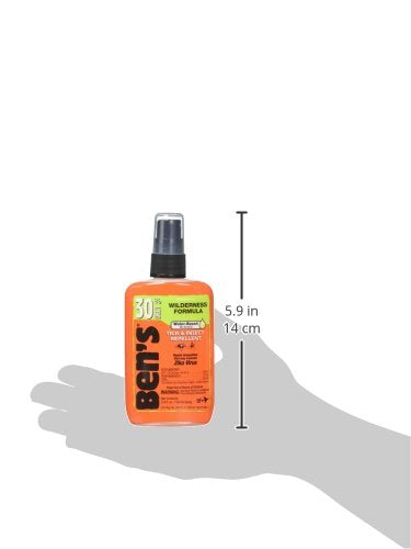 Ben's 30% DEET Mosquito, Tick and Insect Repellent, 3.4 Ounce Pump