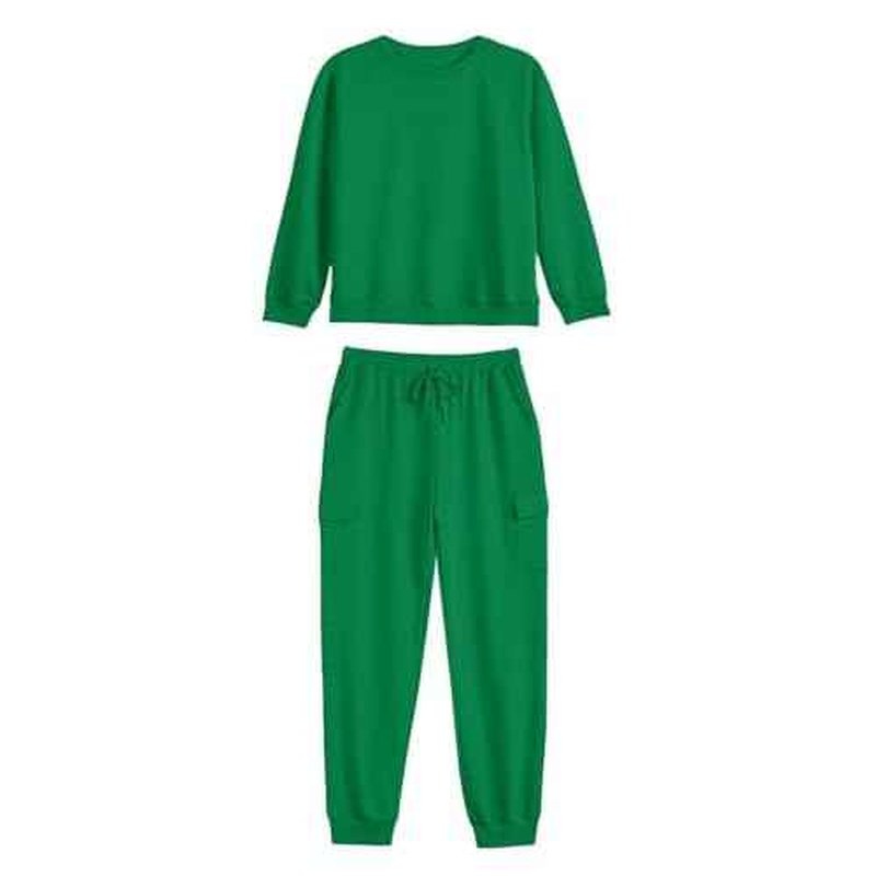 Imily Bela Kids Girls Sweatsuit Lounge sets Crewneck Sweatshirt Casual Drawstring Sweatpants with Pocket