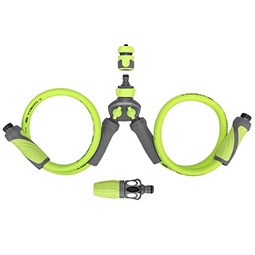 Flexzilla Marine Twin Outboard Flush Kit, 6-Piece 5/8" 3/4" - 11 1/2 GHT - HFZGSK01