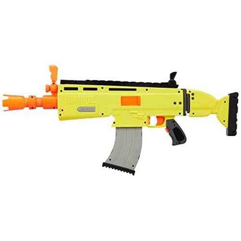 Fortnite AR-L Nerf Elite Dart Blaster - Motorized Toy Blaster, 20 Official Nerf Fortnite Elite Darts, Flip Up Sights - for Youth, Teens, Adults