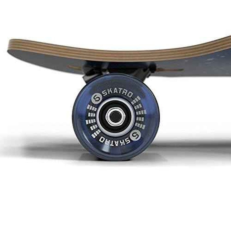 Skatro Drop Through Longboard Skateboard Freeride - Includes T-Tool