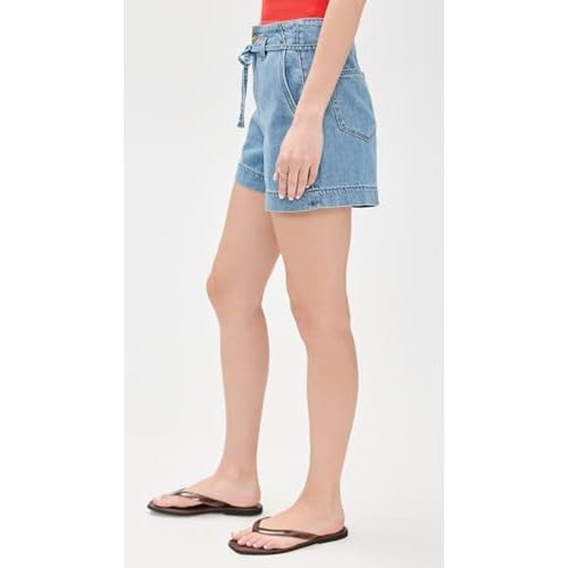 PAIGE Women's Anessa Shorts with Waist Tie