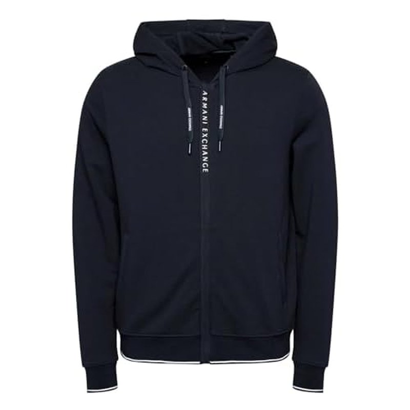 Armani Exchange Men's Drawstring Jogger with Logo Zip Pocket