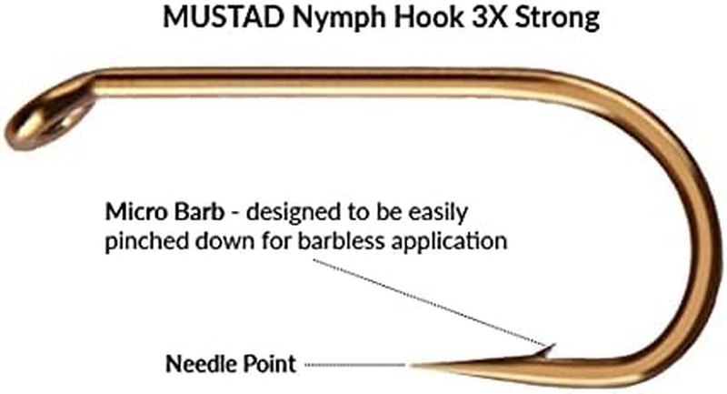 Bead Head Flash Back Pheasant Tail Mayfly Nymph Flies - 12 Mustad Signature Hooks