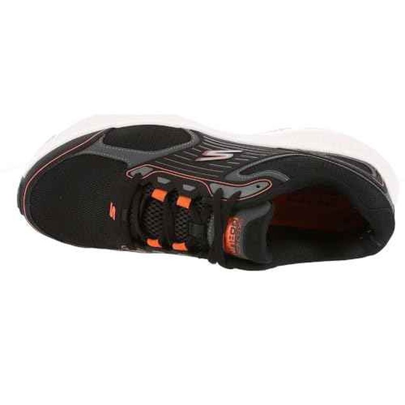 SKECHERS Mens Go Run Consistent 2.0 Black/Orange 8 Wide